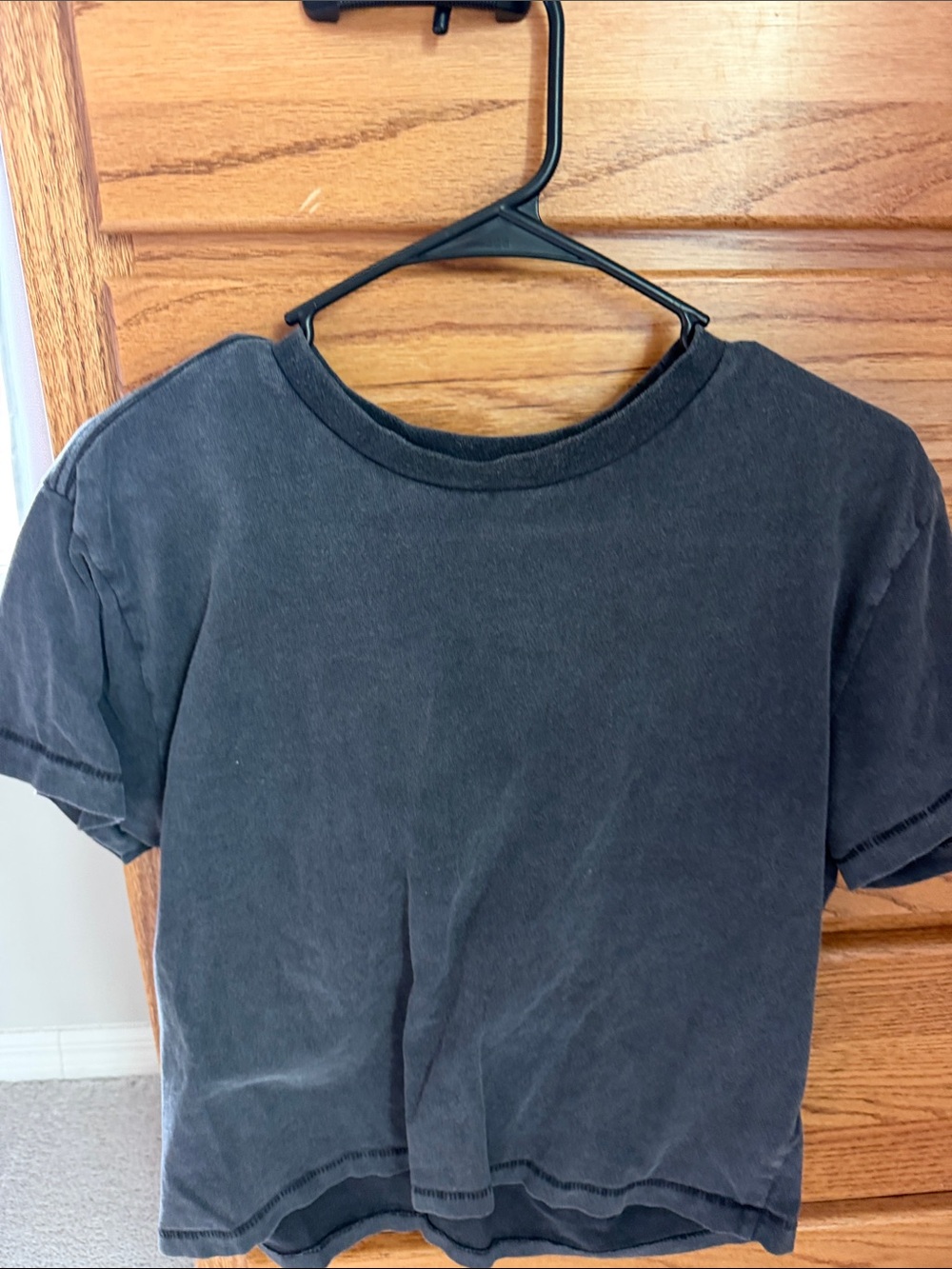 RSQ Black Short Sleeve Crew Neck Tee